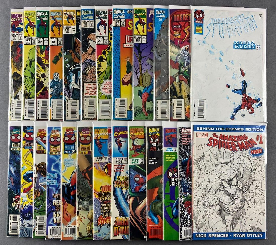 Group of 25 Marvel Comics The Amazing Spider-Man Comic (1 of 8)