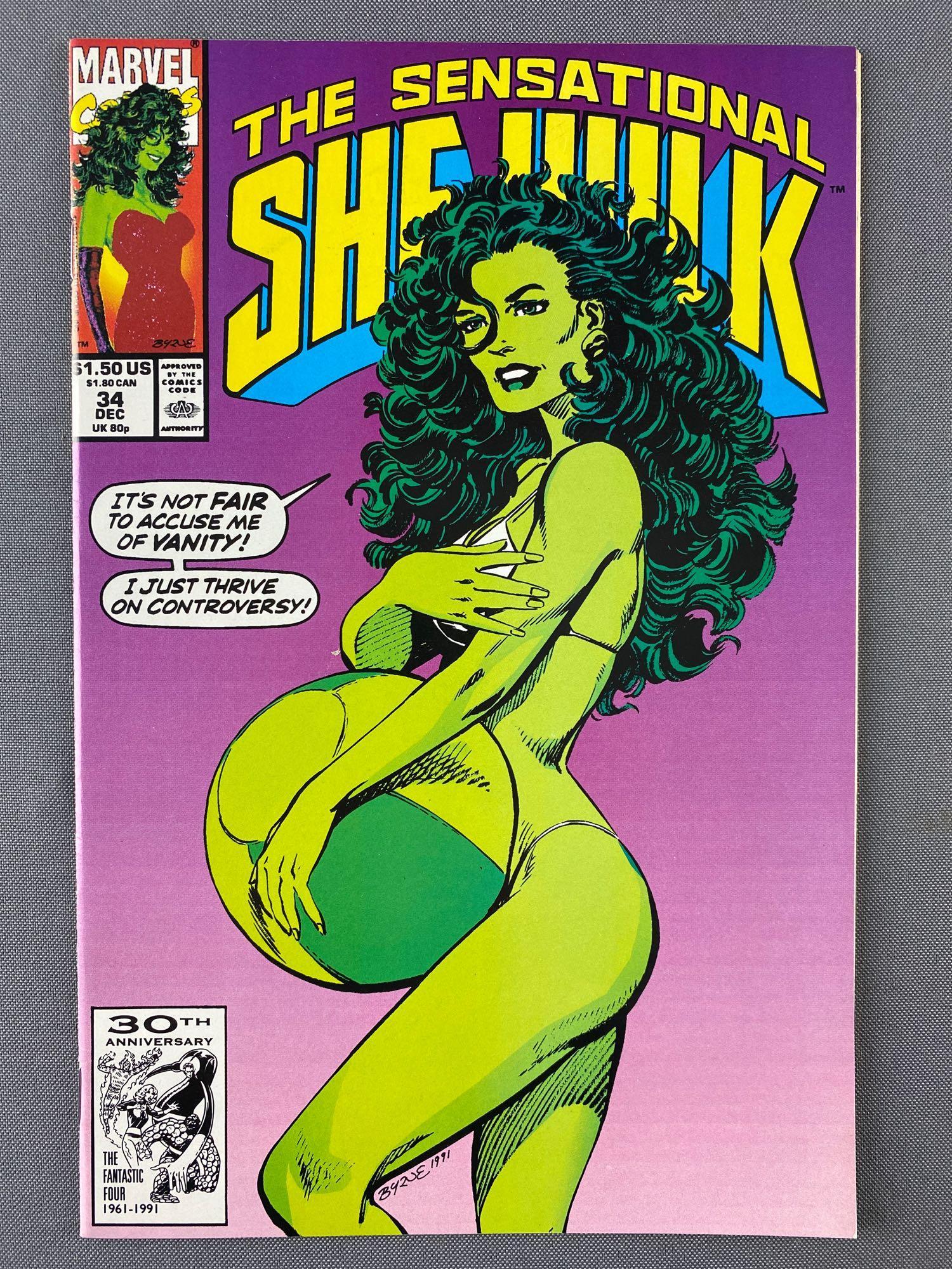 Marvel Comics The Sensational She-Hulk No. 34 Comic (1 of 8)
