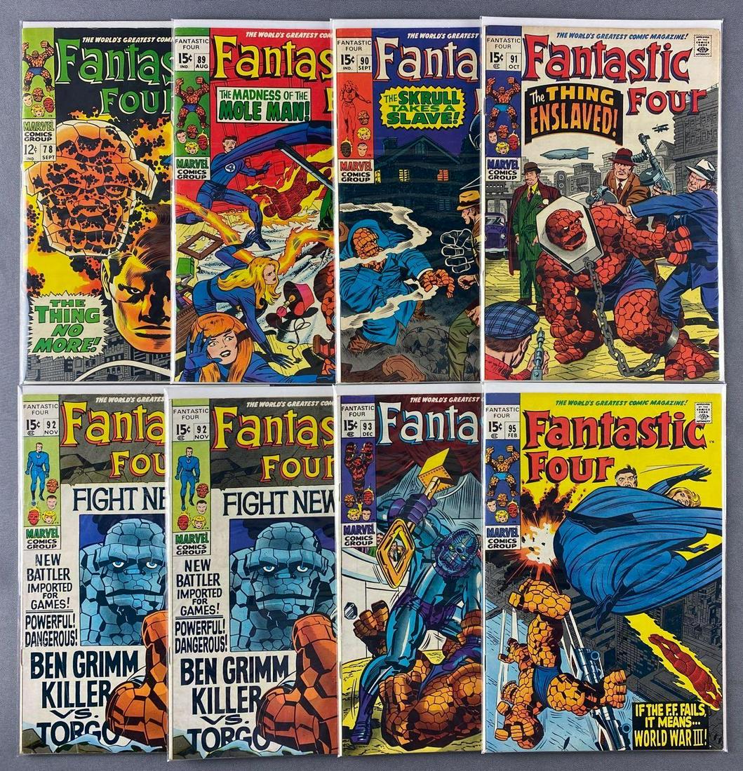 Group of 8 Marvel Comics Fantastic Four Comic Books (1 of 3)