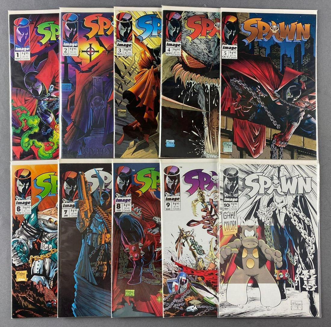 Group of 10 Image Comics Spawn Comic Books (1 of 3)