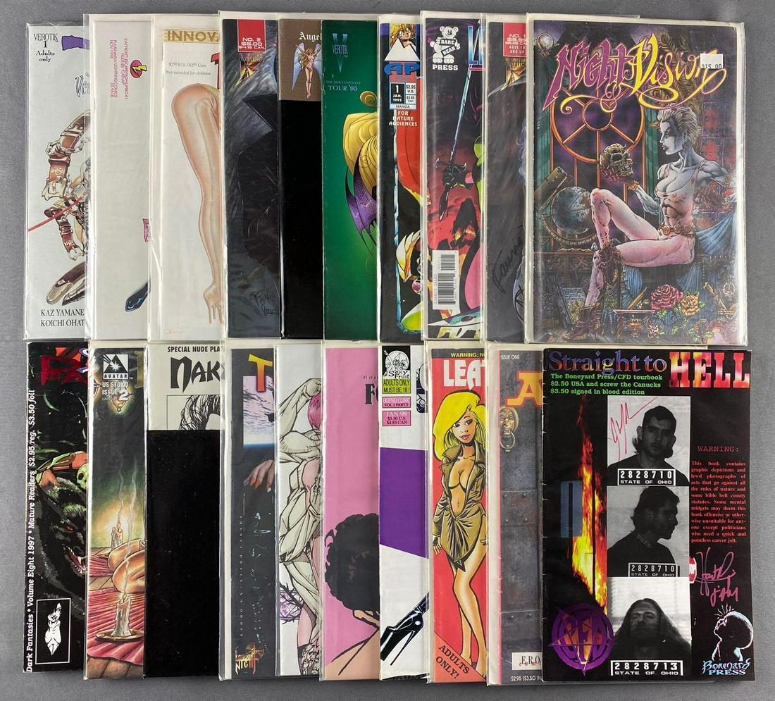 Group of 20 assorted Adult Comic Books (1 of 3)