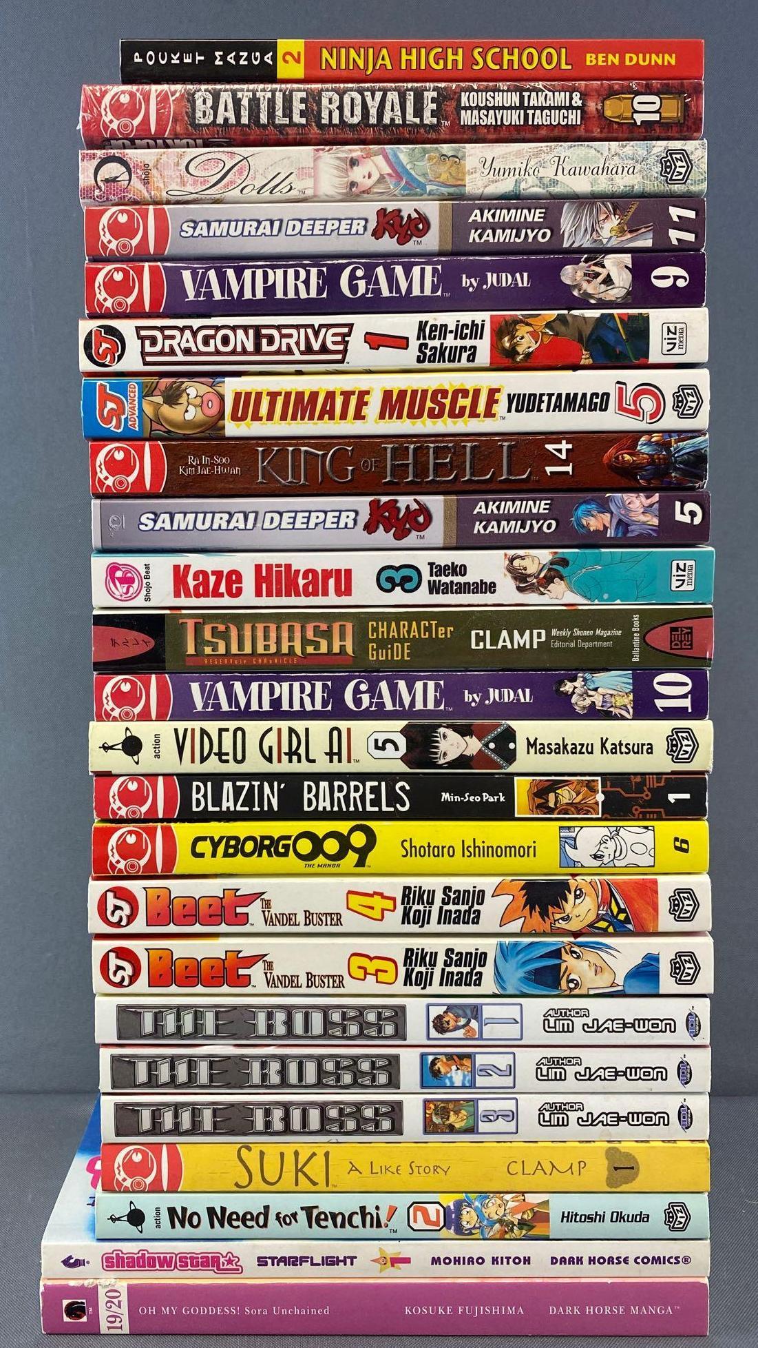 Group of 24 assorted Manga Graphic Novels (1 of 3)