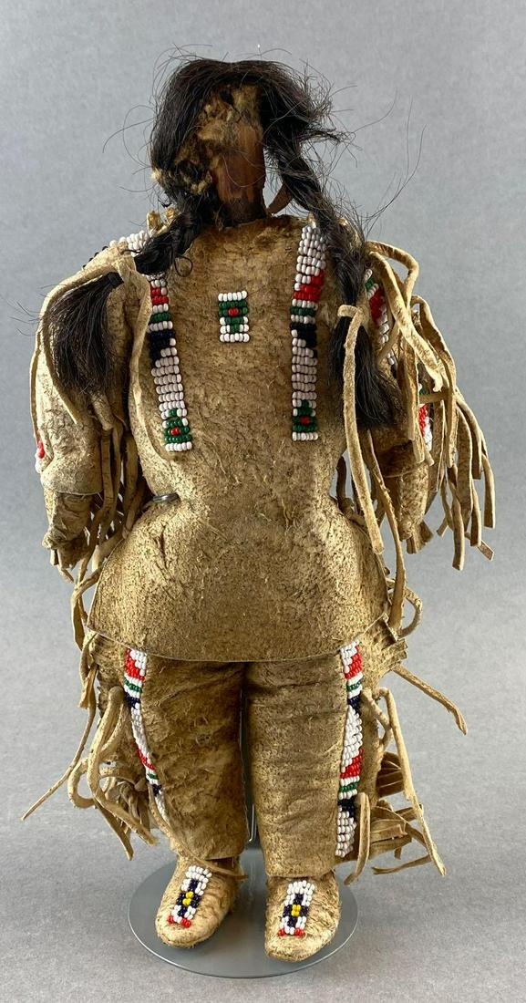 Native American Beaded Hide Doll (1 of 6)