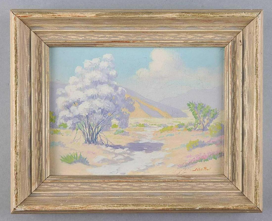 John Paul landscape oil painting on board (1 of 6)