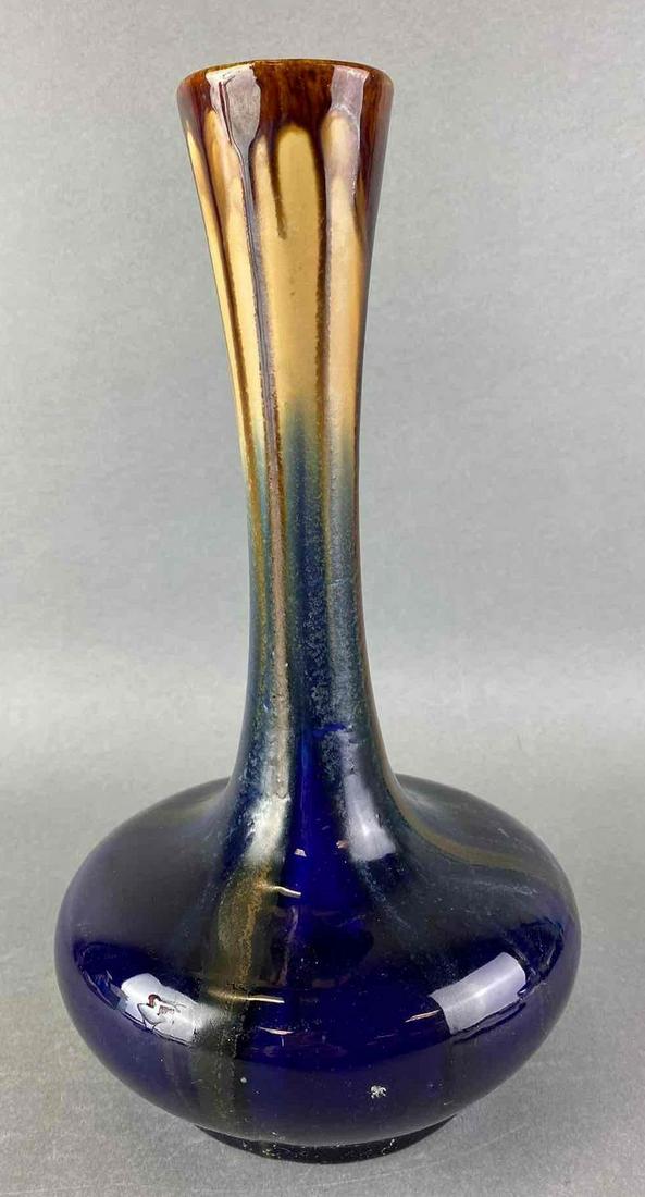 Heavy Drip Glaze Pottery Vase (1 of 5)