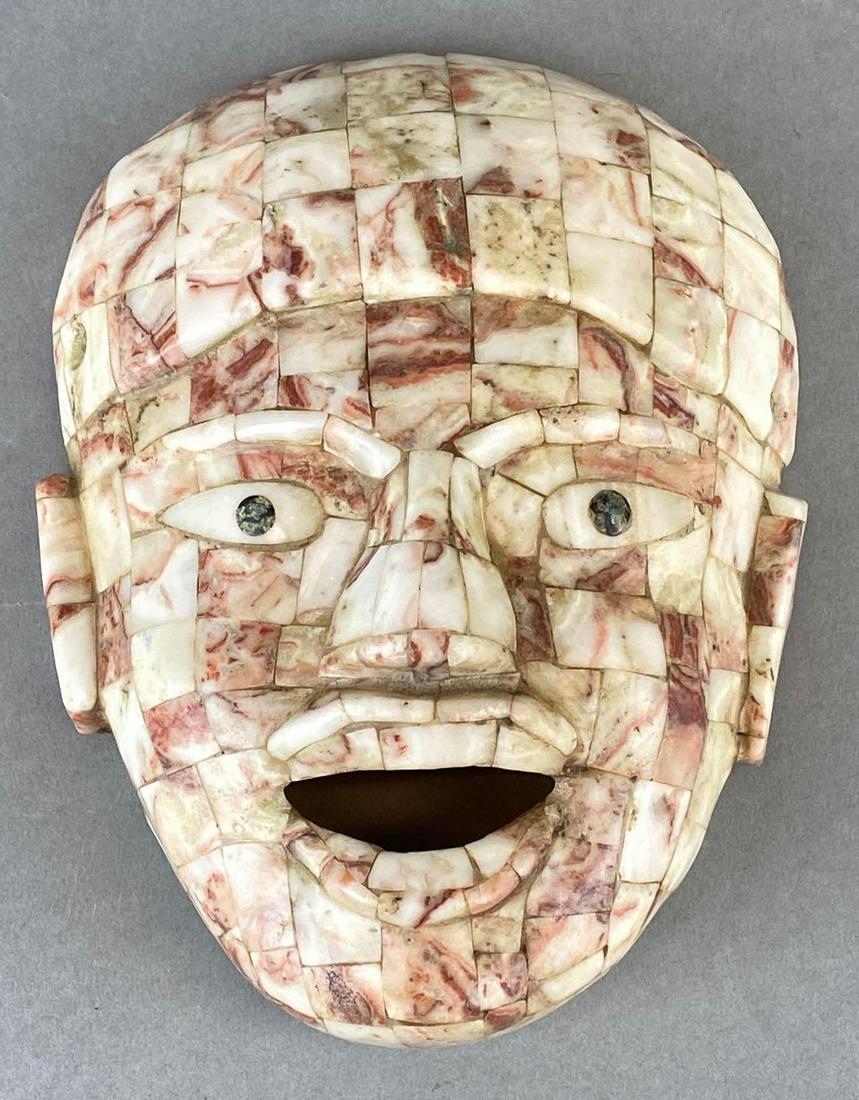 Stone Mosaic Mayan Mask (1 of 4)