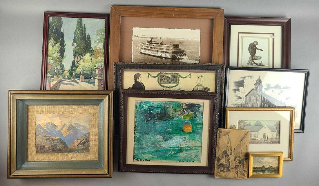 Group of 10 pieces of art (1 of 5)