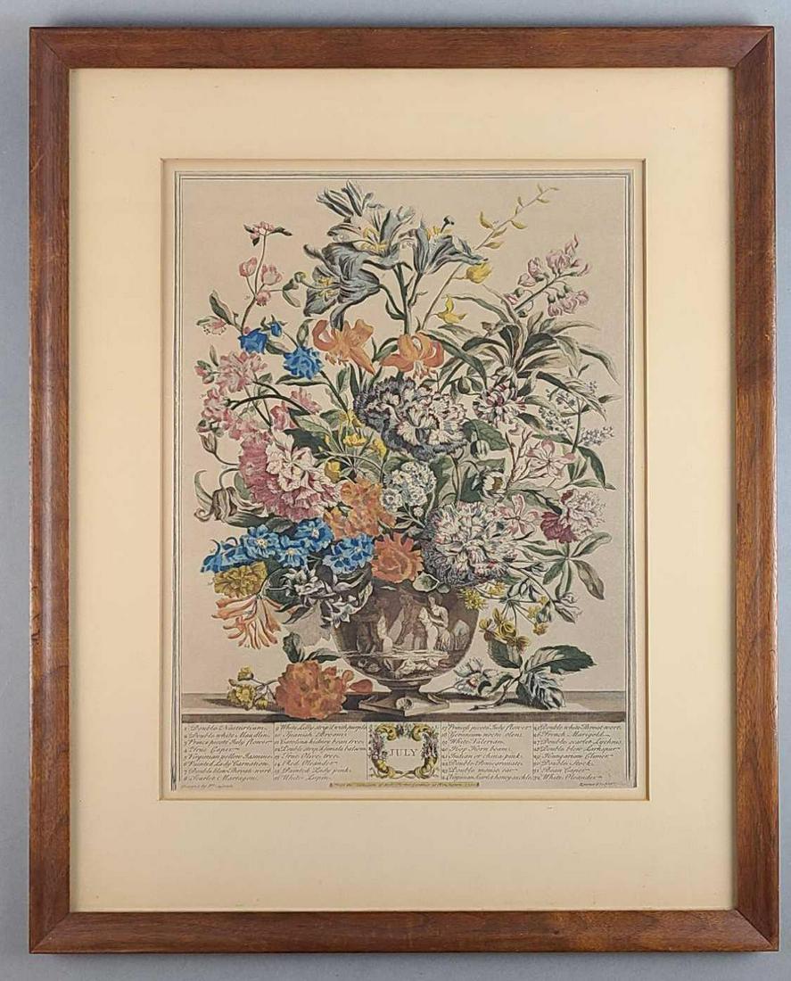 Colored engraving print (1 of 4)