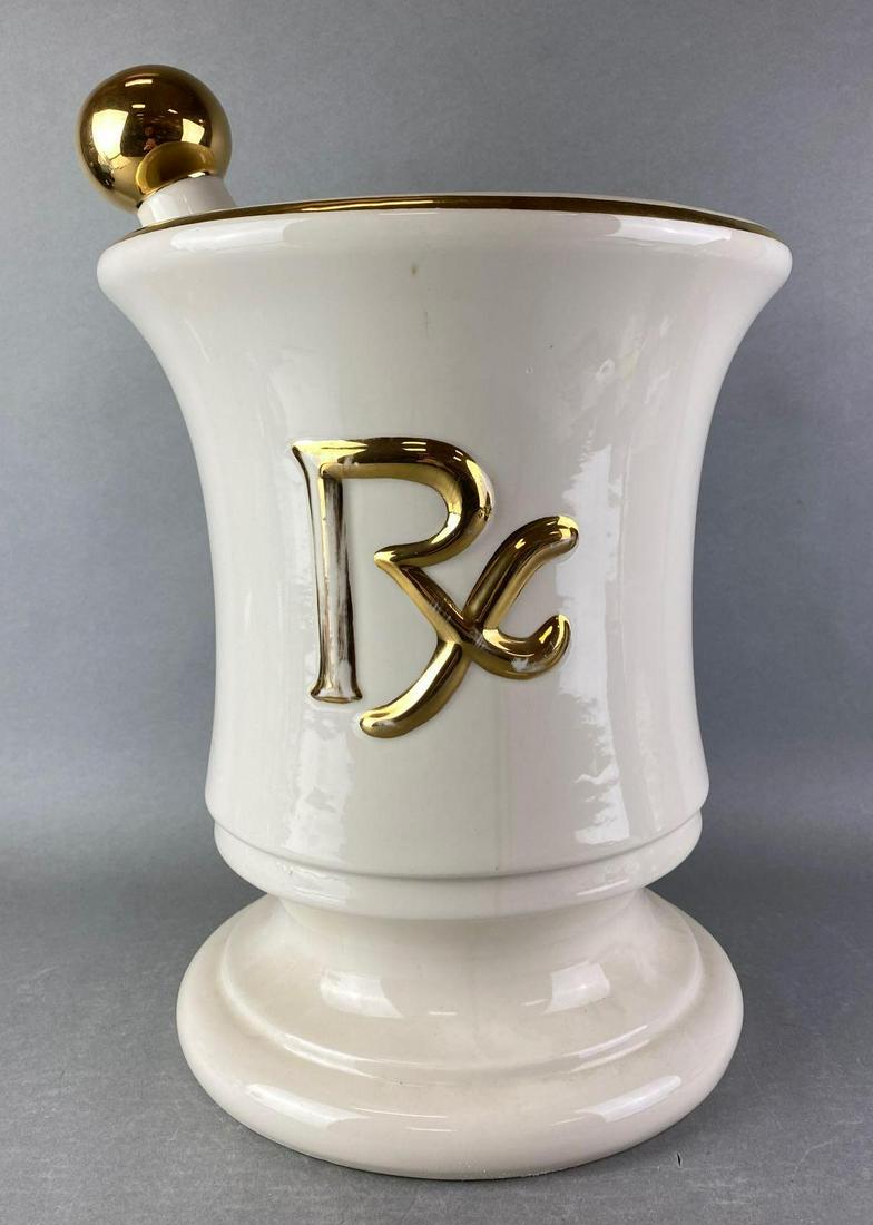 Store Display Large RX Pharmacy Mortar Pestle (1 of 8)