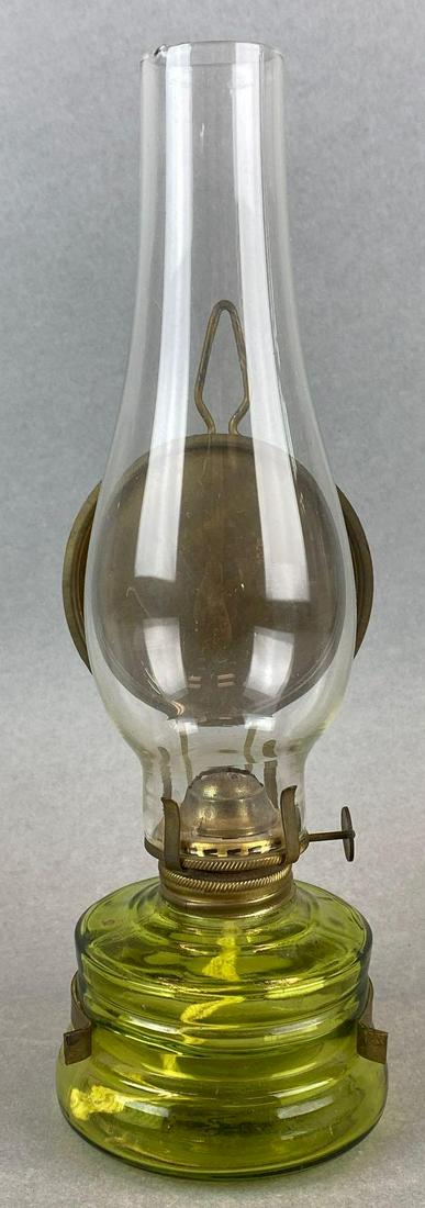 Miniature Glass Oil Lamp and Wall Hang (1 of 6)