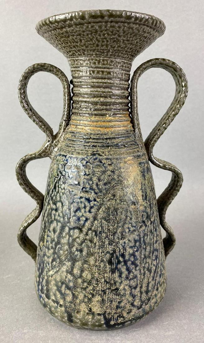 Double Handle Pottery Vase (1 of 6)