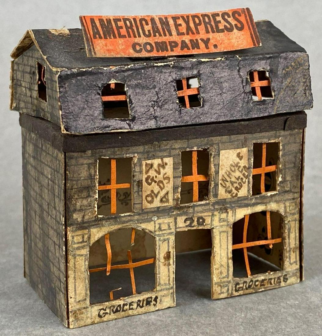 Miniature Handmade Trade Card House (1 of 7)