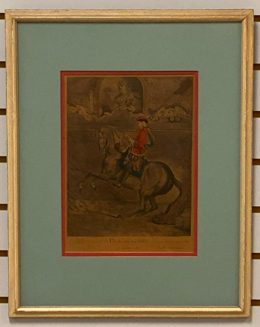 Framed Equestrian Print on Paper (1 of 9)