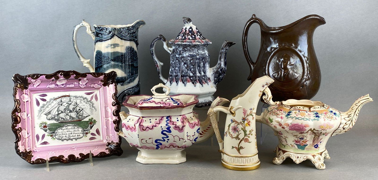 19th Century Assorted Porcelain and Ceramic Items (1 of 9)