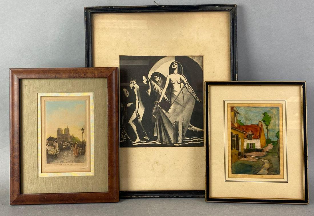 Group of 3 Framed Artwork (1 of 10)