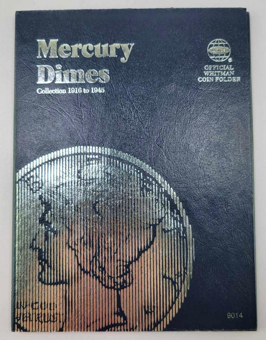Group of (25) Mercury Silver Dimes in Whitman Folder (1 of 4)
