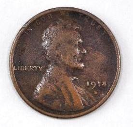 1914 D Lincoln Wheat Cent (1 of 2)