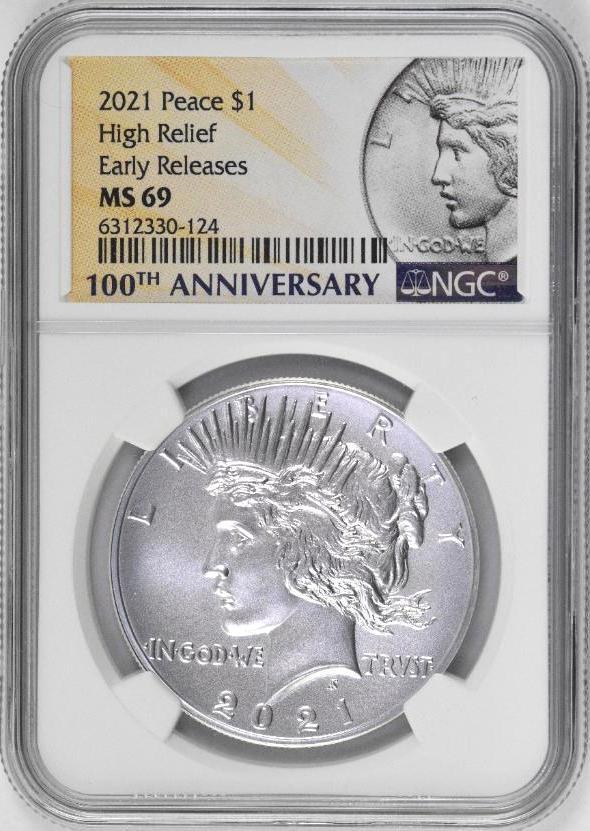 2021 Peace Commemorative Silver Dollar (NGC) MS69 (1 of 2)