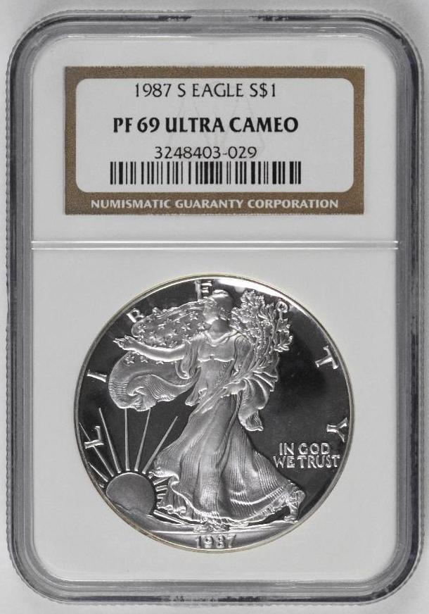 1987 S American Silver Eagle 1oz. (NGC) PF69 Ultra (1 of 2)