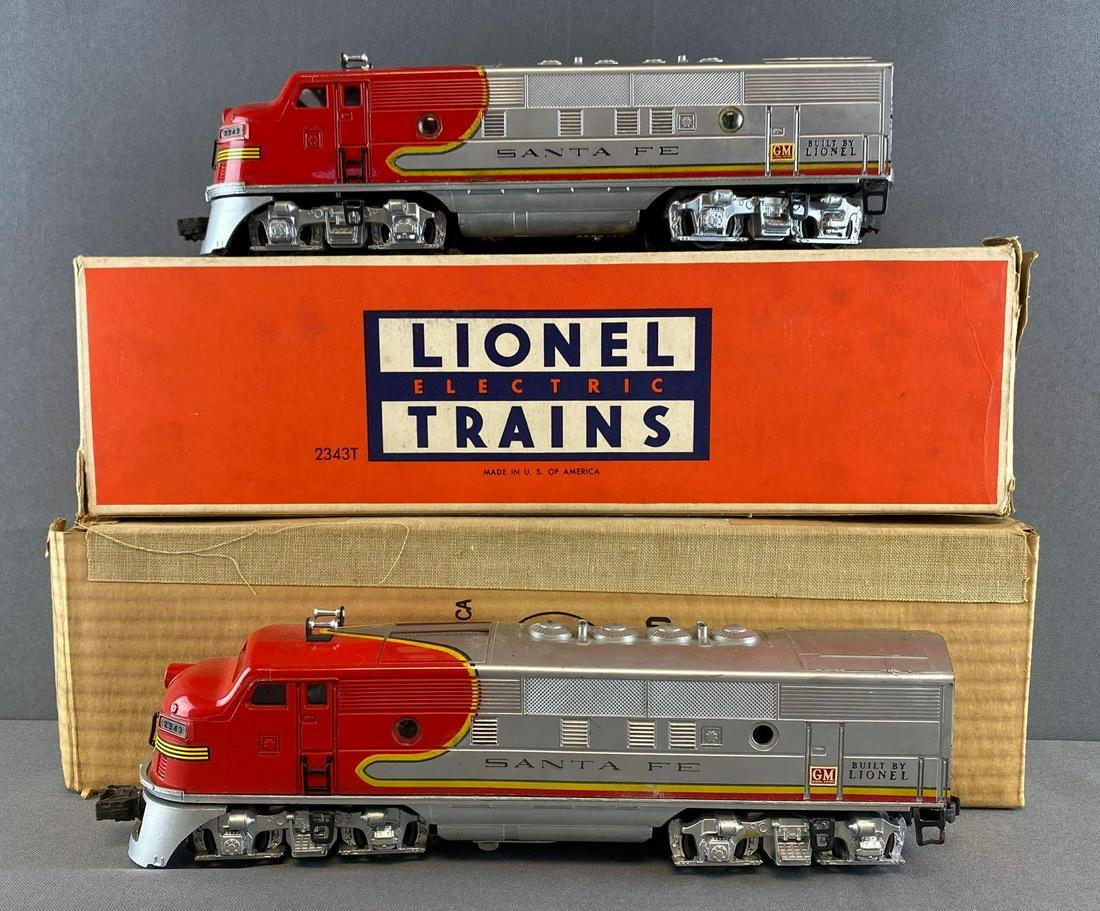 Group of 2 Lionel O Gauge Santa Fe 2343 Diesel (1 of 12)