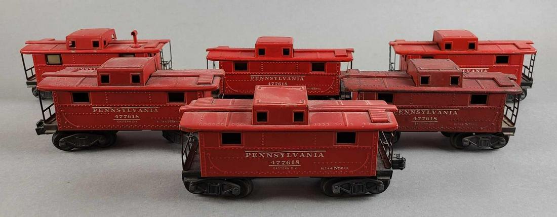 Group of 6 Lionel O gauge #2472 Caboose cars (1 of 6)