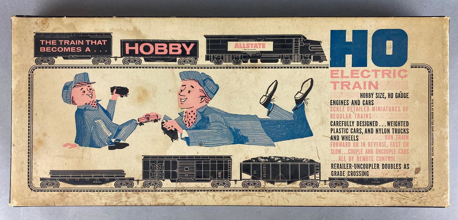 Allstate HO Gauge Electric Train Set (1 of 6)