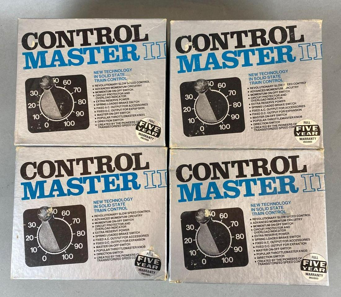 Group of 4 McR Control Master II Train Controls (1 of 5)
