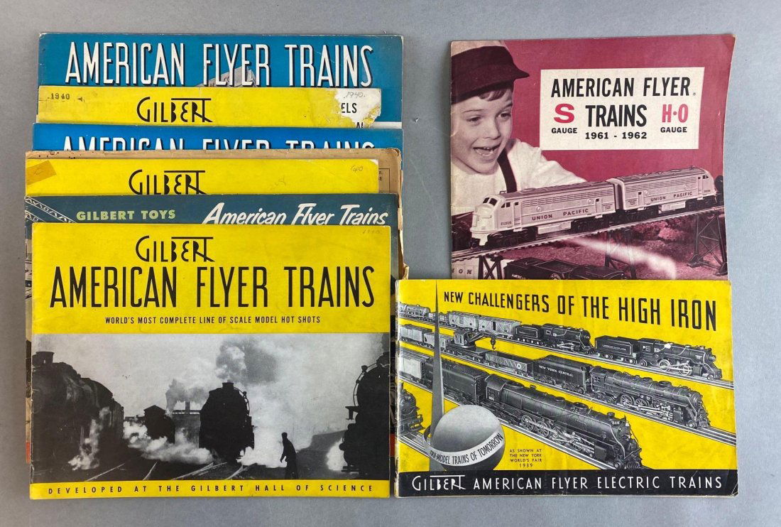 Group of 8 American Flyer Model Railroad Catalogs (1 of 6)