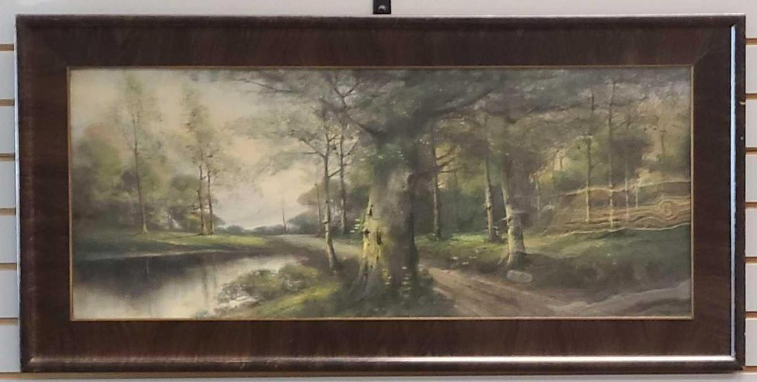 20th Century Forest Landscape Painting (1 of 6)