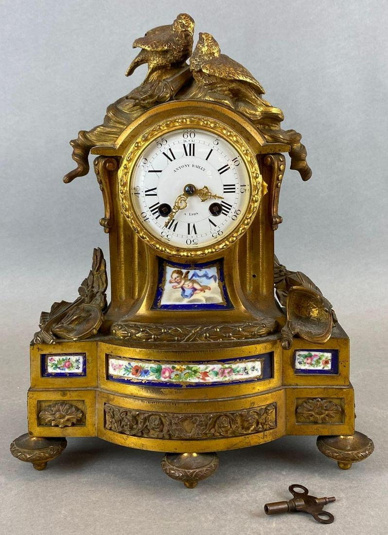 19th Century French Antony Bailly Lyon Mantle Clock (1 of 9)