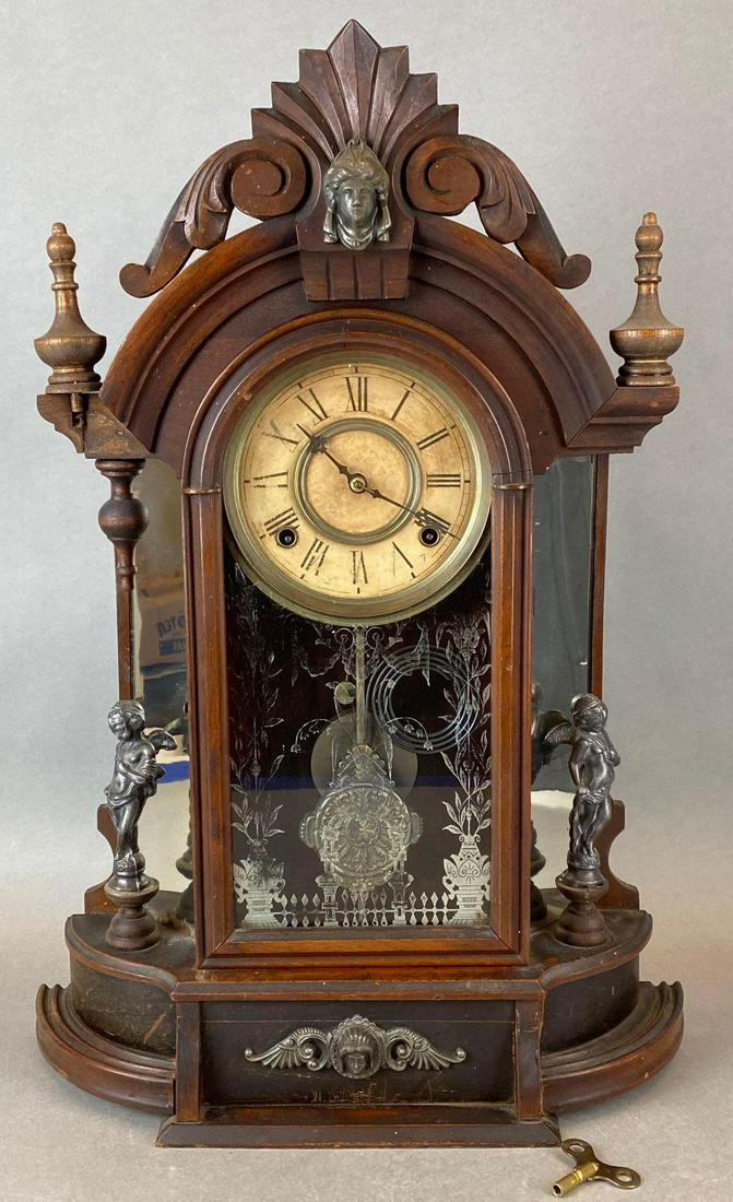 Antique Gilbert Occidental Mantle Clock (1 of 9)