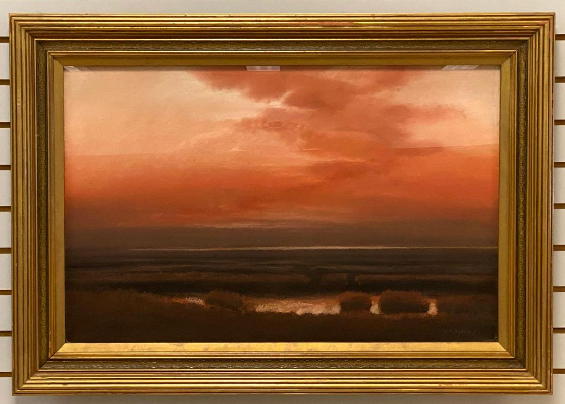 E Siegfried Impressionist Seascape Pastels on Board (1 of 7)