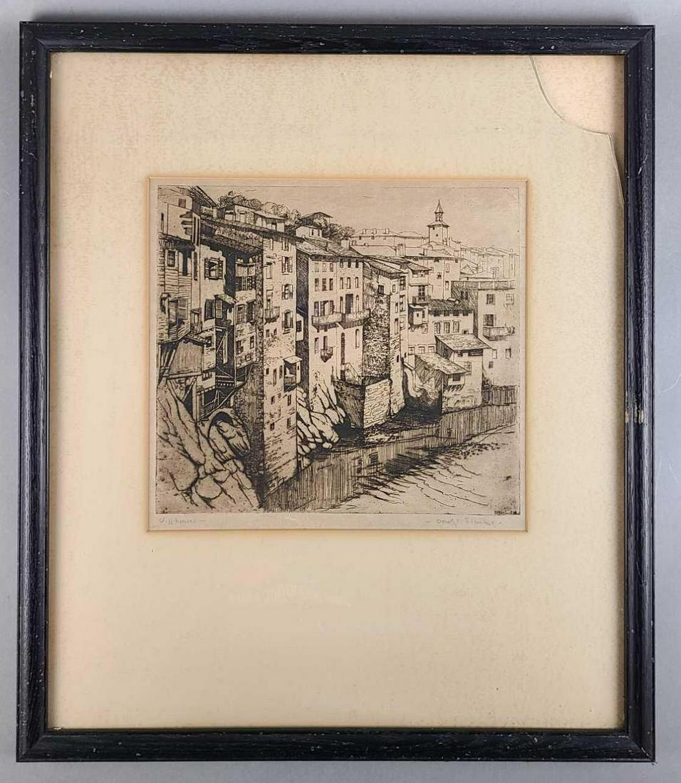 20th Century Dorothy Stevens Signed Etching (1 of 5)