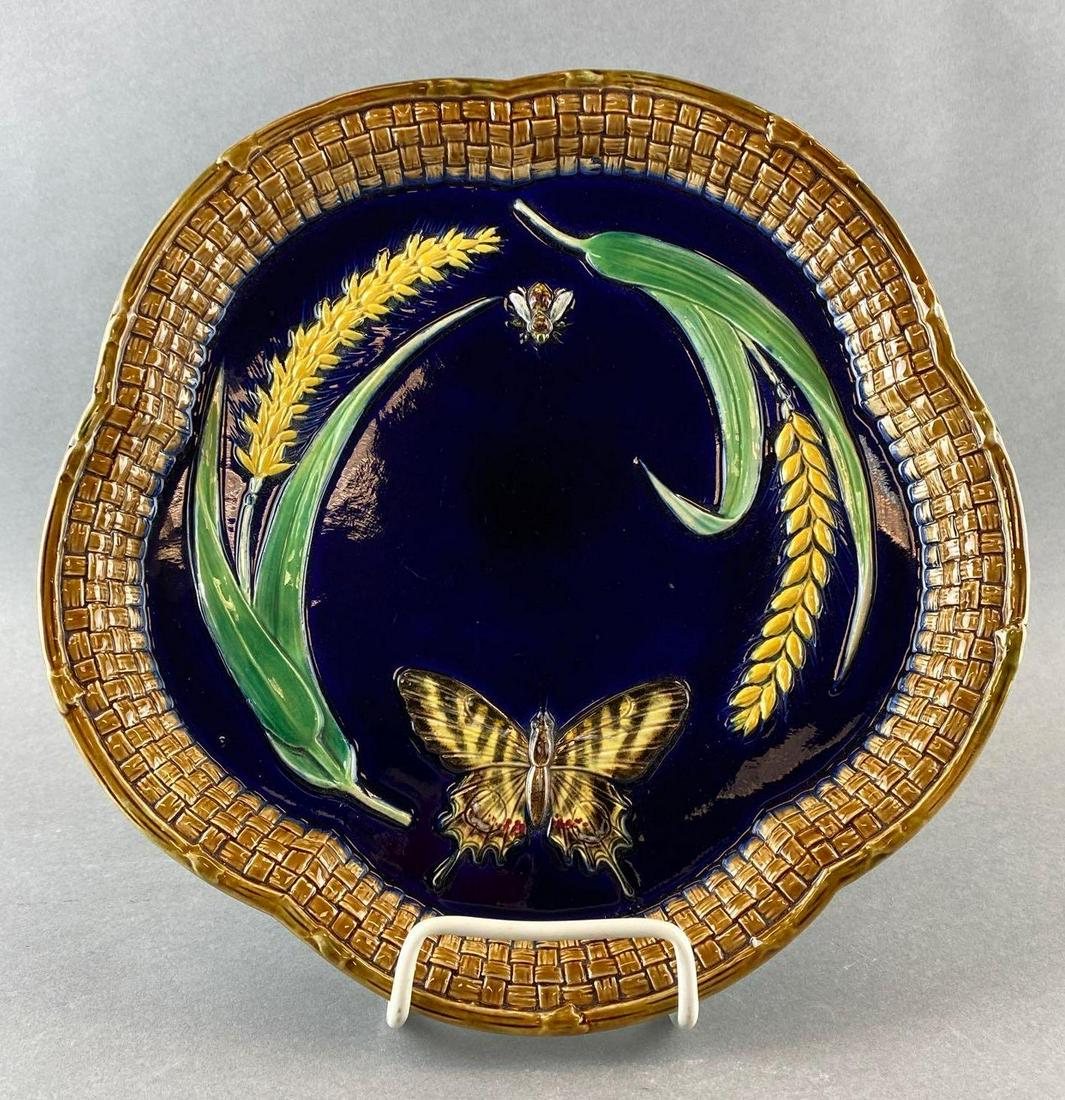 George Jones Majolica Bread Platter (1 of 6)
