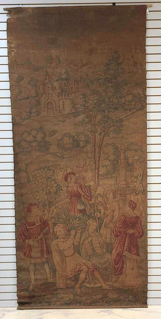 18th-19th Century Hand painted Tapestry (1 of 12)