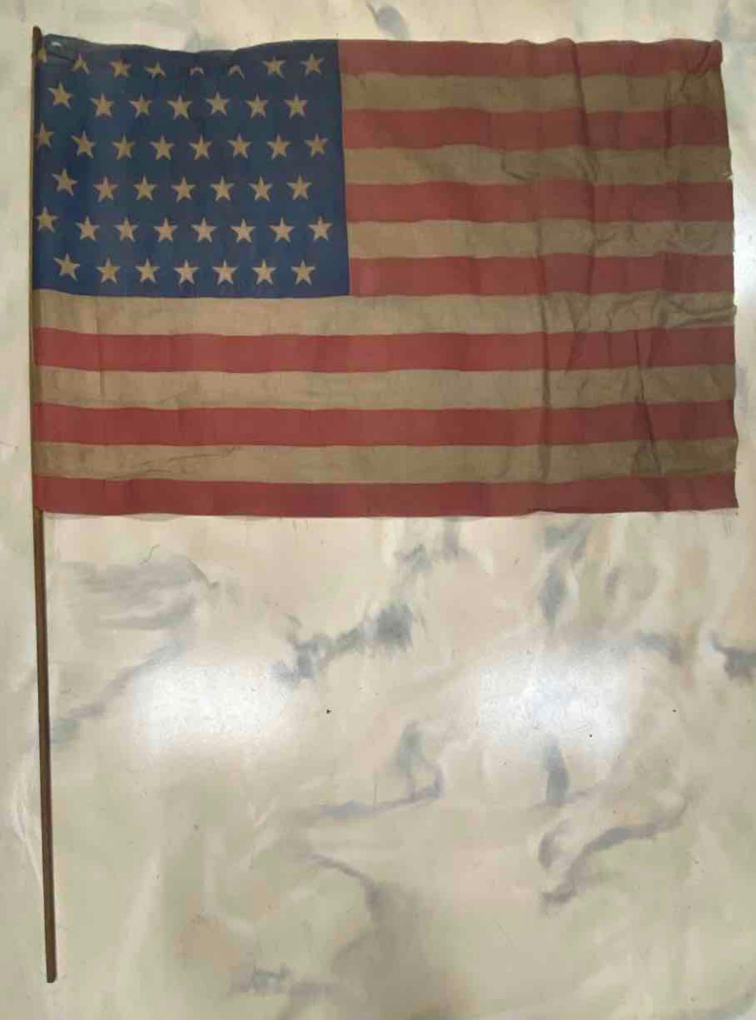 45 Star Printed American Flag (1 of 3)