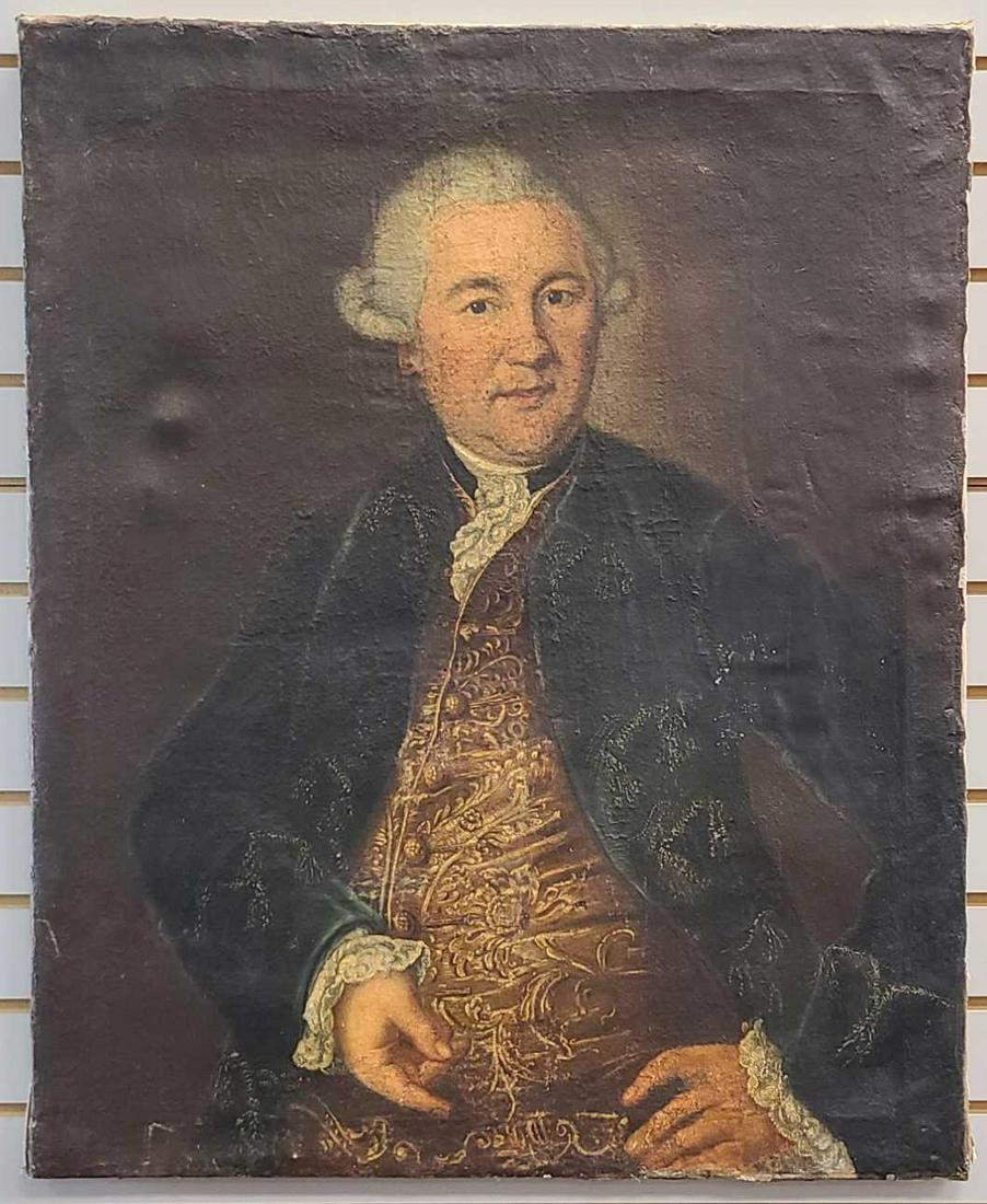 18th Century Nobleman Potrait Oil Painting (1 of 8)
