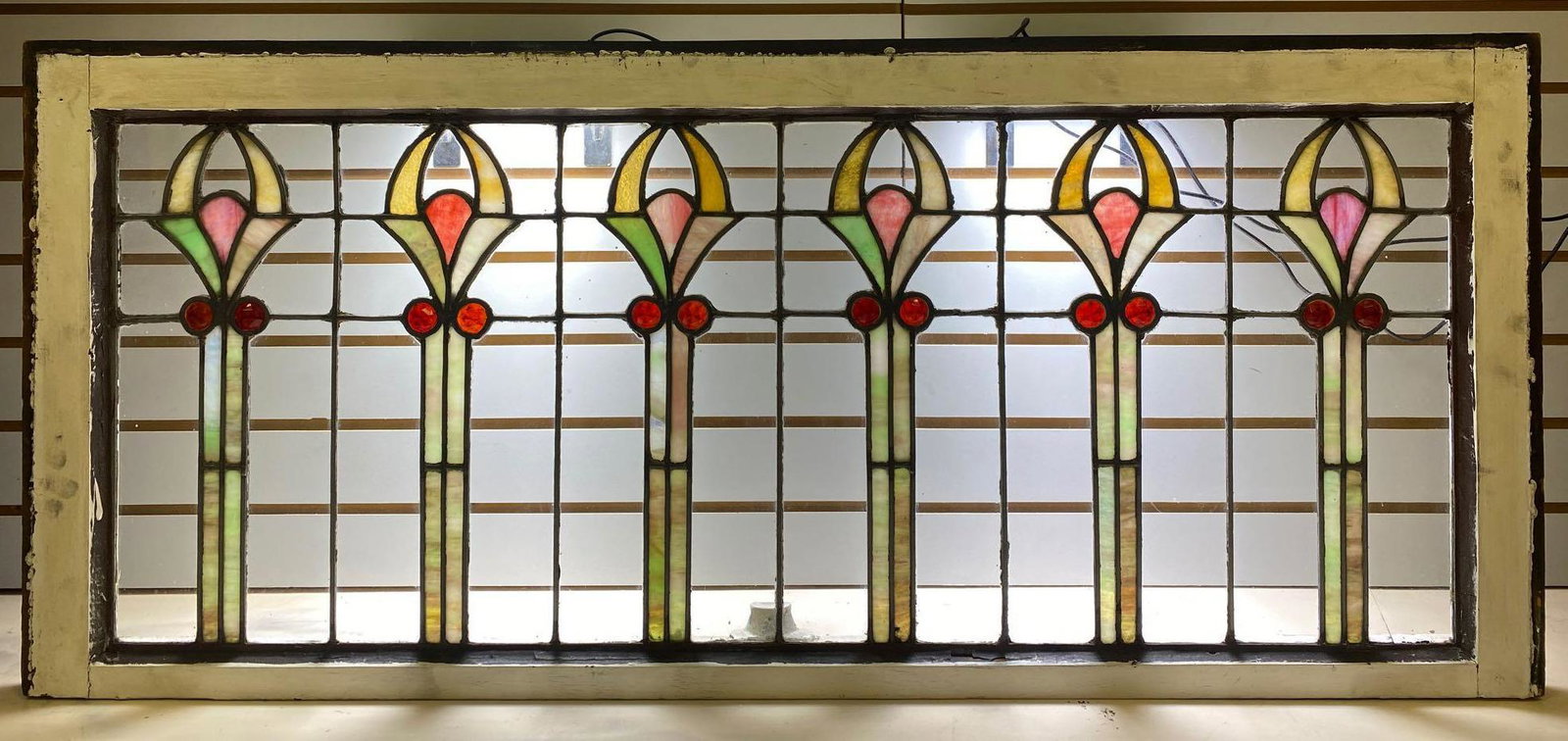 Art Nouveau Stained Glass Window (1 of 6)