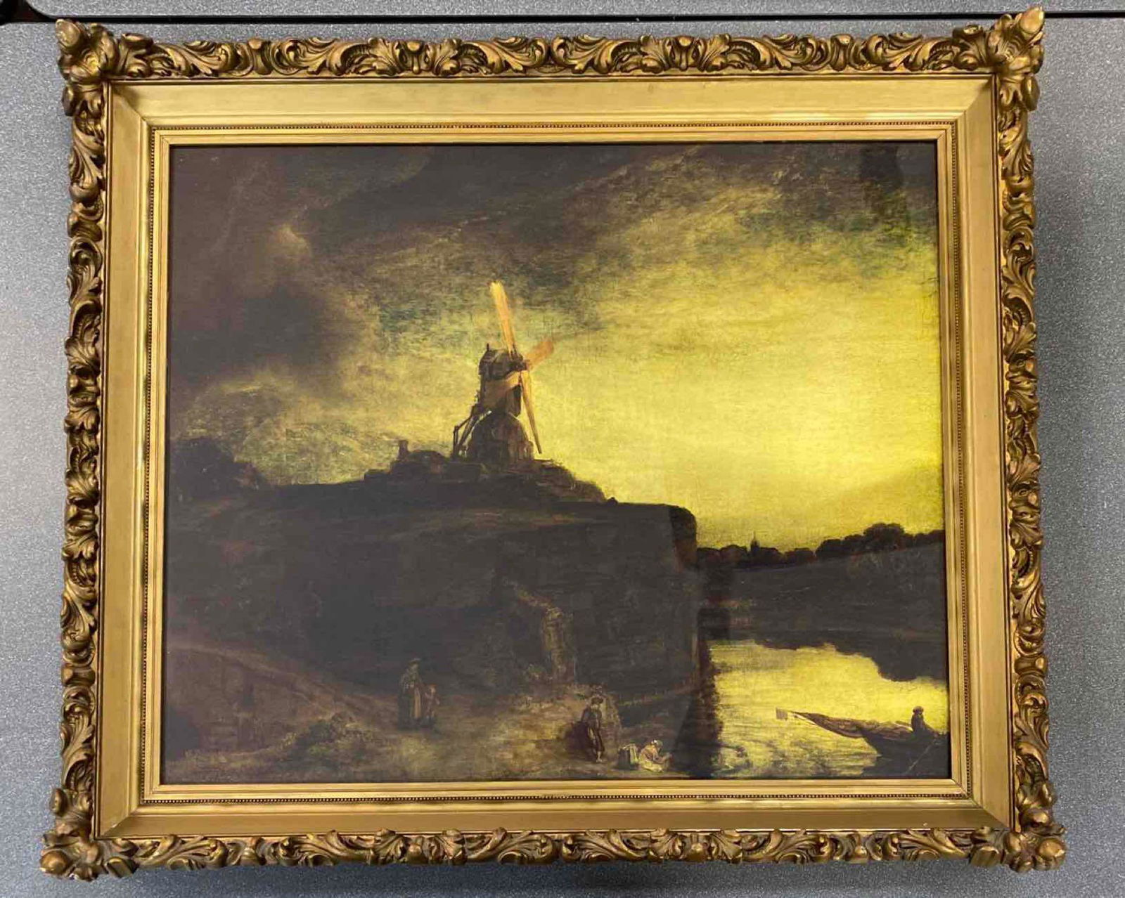 Beautiful and Ornate Gilded Frame with Print (1 of 5)