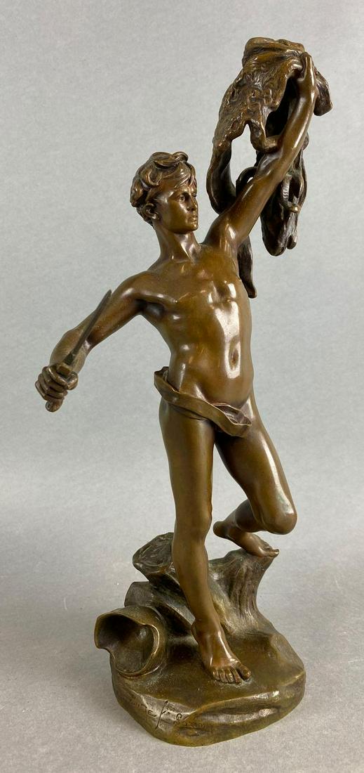 Jason and the Golden Fleece Bronze Statue by Alfred (1 of 8)