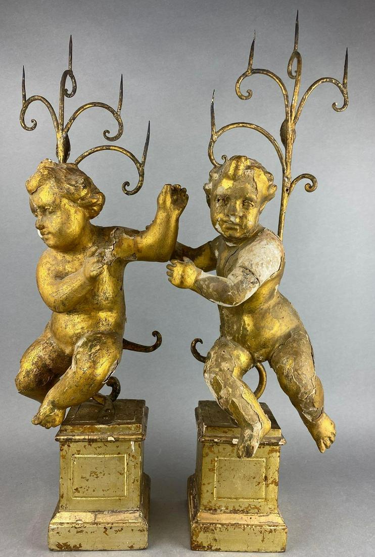 18th-19th CenturyPair of Cherub candelabra (1 of 7)
