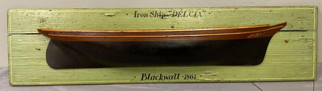 Ships Hull Model For Iron Ship Delcia Blackwall 1861 (1 of 3)