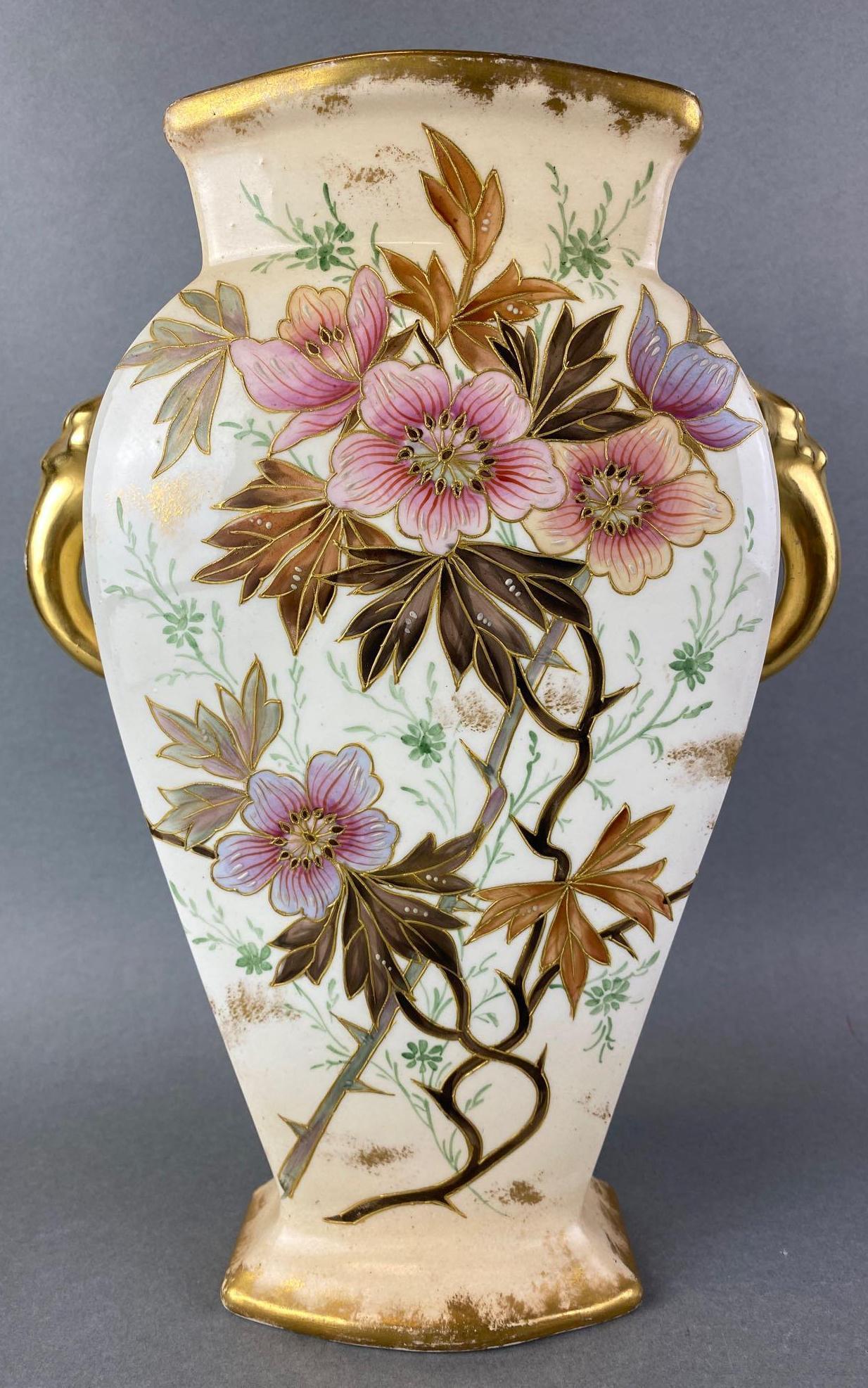 Royal Bonn Double Handled Porcelain Vase (1 of 8)