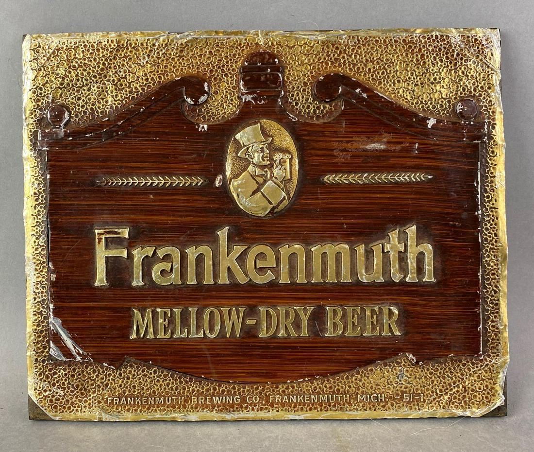 Vintage Frankenmuth Beer Advertising Sign (1 of 3)