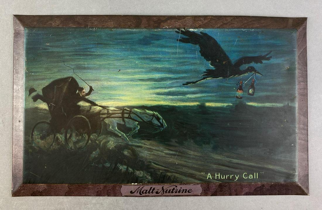 Pre Pro Budweiser A Hurry Call TOC Advertising Sign (1 of 2)