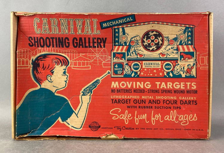 Vintage Carnival Shooting Gallery Game