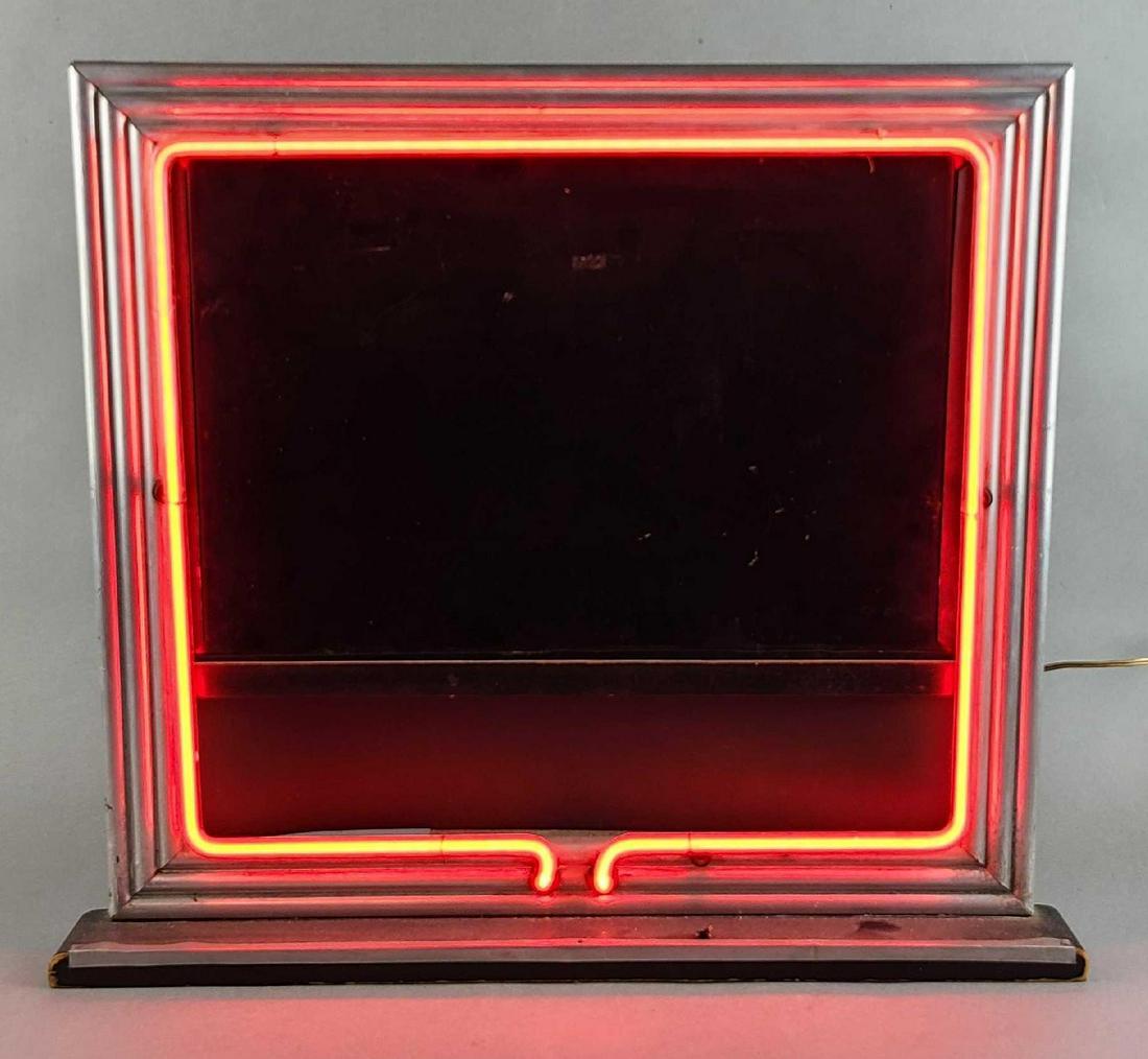 Vintage Back Bar Neon Light Up Advertising Display (1 of 3)