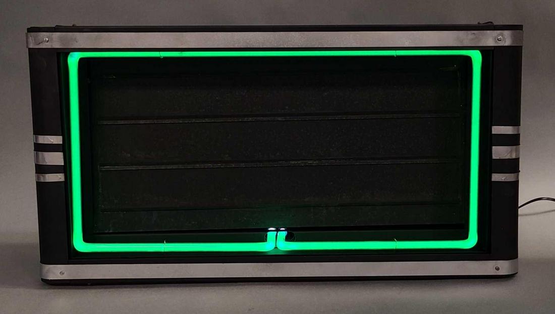 Vintage Back Bar Neon Light Up Advertising Display (1 of 3)