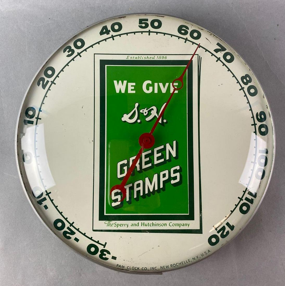 Vintage S&H Green Stamps Round Advertising (1 of 3)