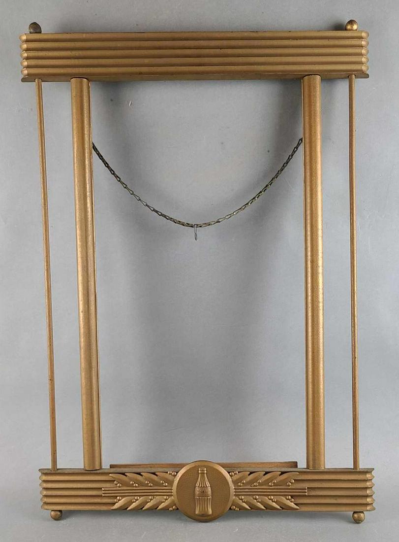 Vintage Coca-Cola Kay Display Advertising Wood Frame (1 of 4)